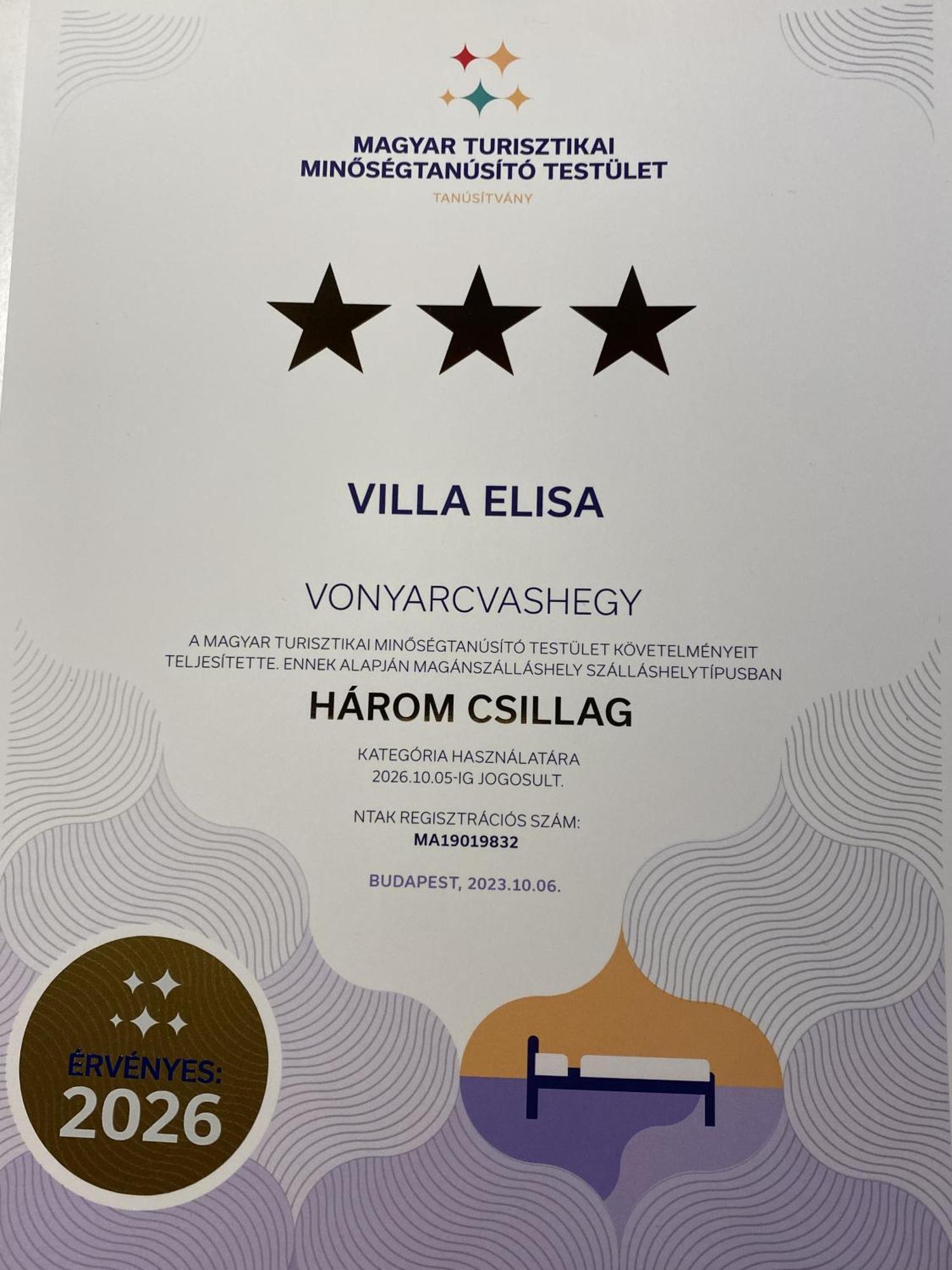 Villa Elisa Vonyarcvashegy Bagian luar foto